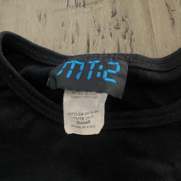 RARE MT:2 Long Sleeve Top Black and White Size Small - Picture 2 of 4
